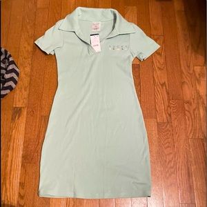 Light Green Bodycon Dress, XS